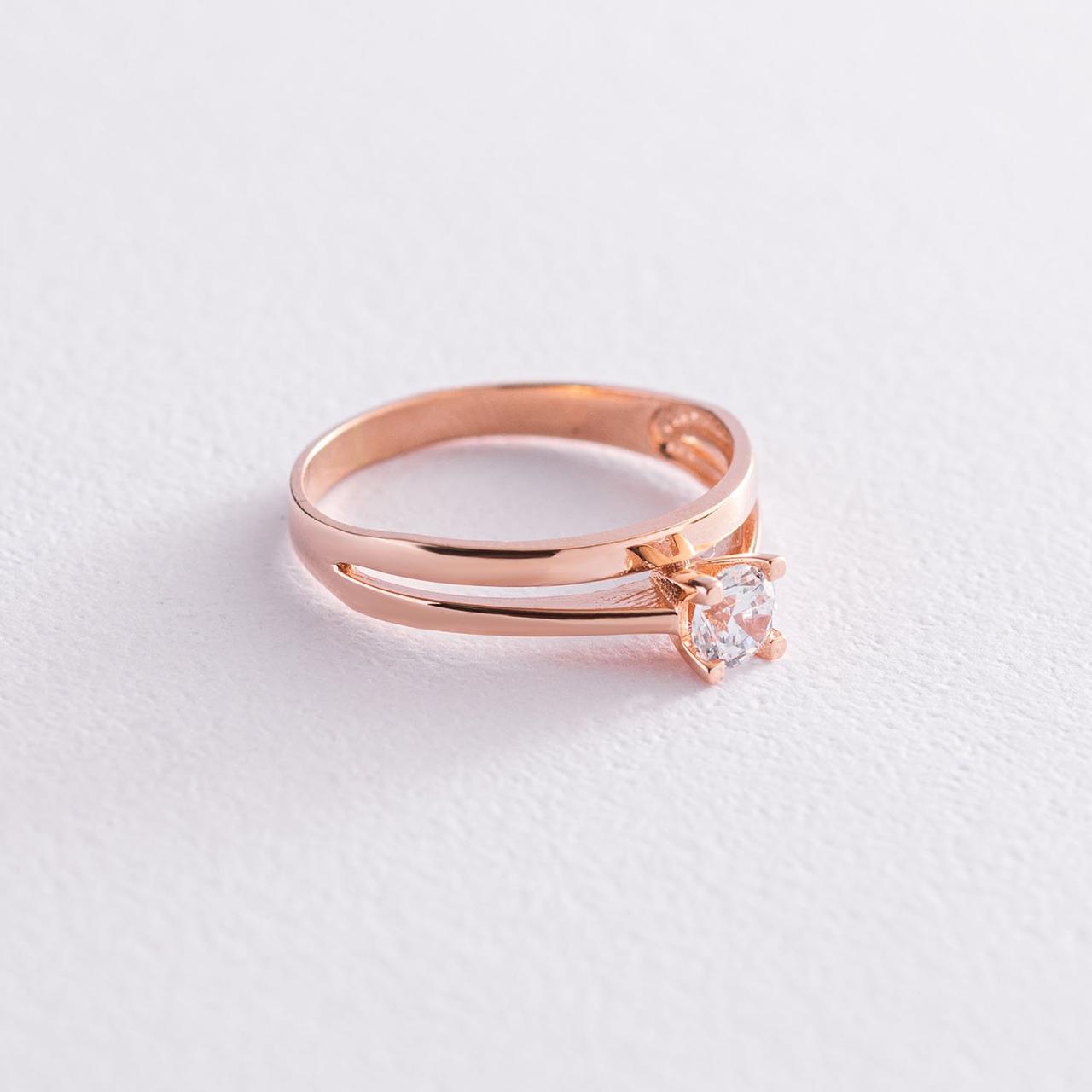 Помоловічне золоте кільце з фіанітом
к06449 Zipexpert ZIPEXPERT, фото 1