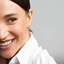 Сережки "Сердечка" у жовтому золоті с07103 Zipexpert ZIPEXPERT, фото 4