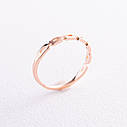 Золоте кільце "Ціпочка" к07073 Zipexpert ZIPEXPERT, фото 6