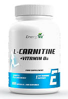 Карнітин в капсулах EnergiVit L- Carnitine + Vitamin B6 500 mg 100 капсул