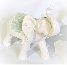 Фігурка слон із прикрасами штучний порцеляна  35*30 см