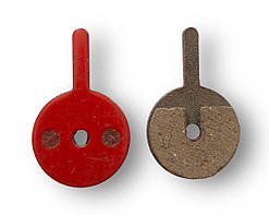 Гальмівні колодки disk кругла з довгим хвостиком менша 34,8мм*21,3мм к-т 2 шт