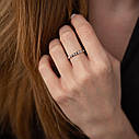 Кільце "Mona" в білому золоті к07433 Zipexpert ZIPEXPERT, фото 4