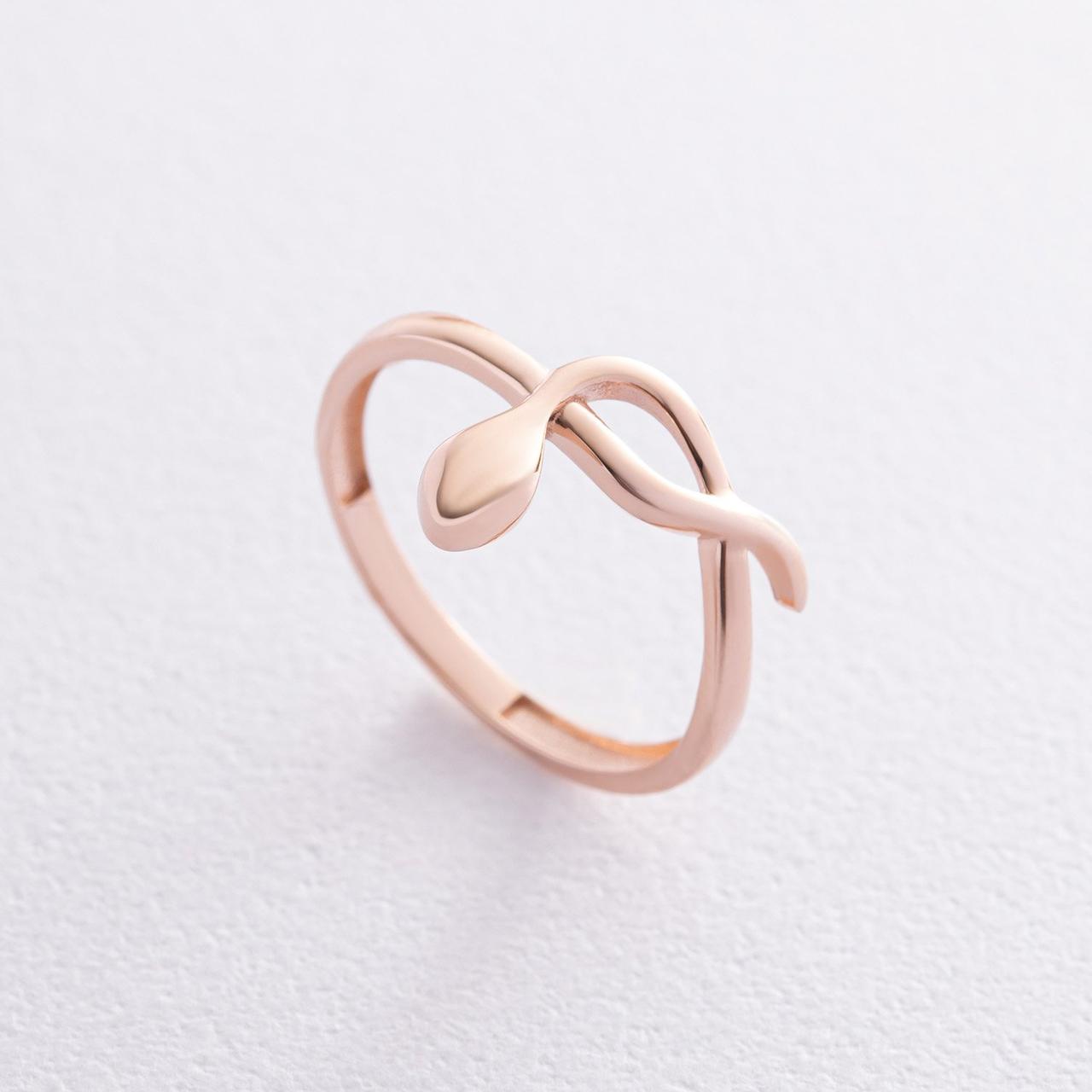 Кільце "Змія" в червоному золоті к07426 Zipexpert ZIPEXPERT, фото 1