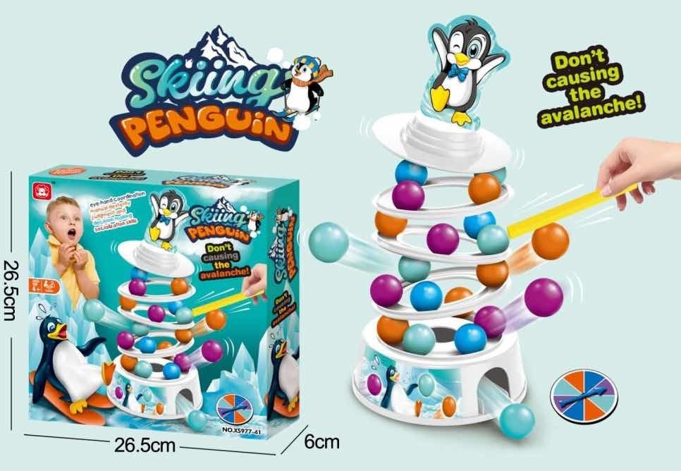 Настільна гра "Penguin skiing" без бренда, фото 1