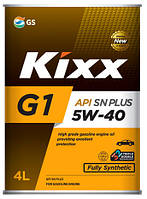 Моторное масло Kixx G1 5W40 API SN Plus 4