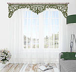 Ажурний жорсткий ламбрекен 3м, різні кольори Ж-048, фото 3