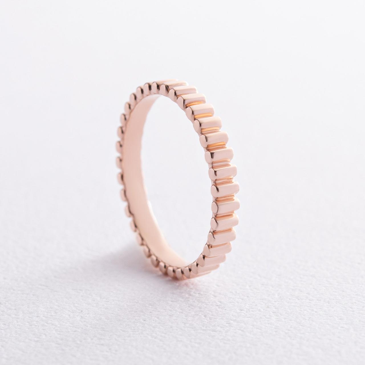 Кільце "Бриттані" в червоному золоті к07473 Zipexpert ZIPEXPERT, фото 1