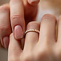 Кільце "Бриттані" в червоному золоті к07473 Zipexpert ZIPEXPERT, фото 6