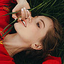 Сережки — кафи в жовтому золоті с07475 Zipexpert ZIPEXPERT, фото 9