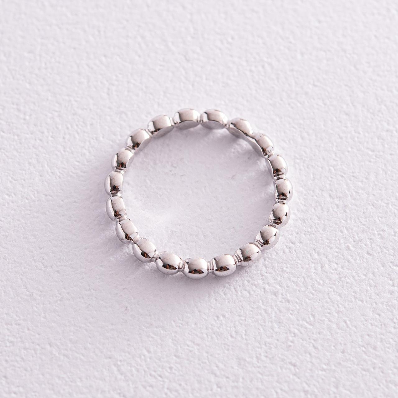 Кільце "Шаріки" в білому золоті к07095б Zipexpert ZIPEXPERT, фото 1