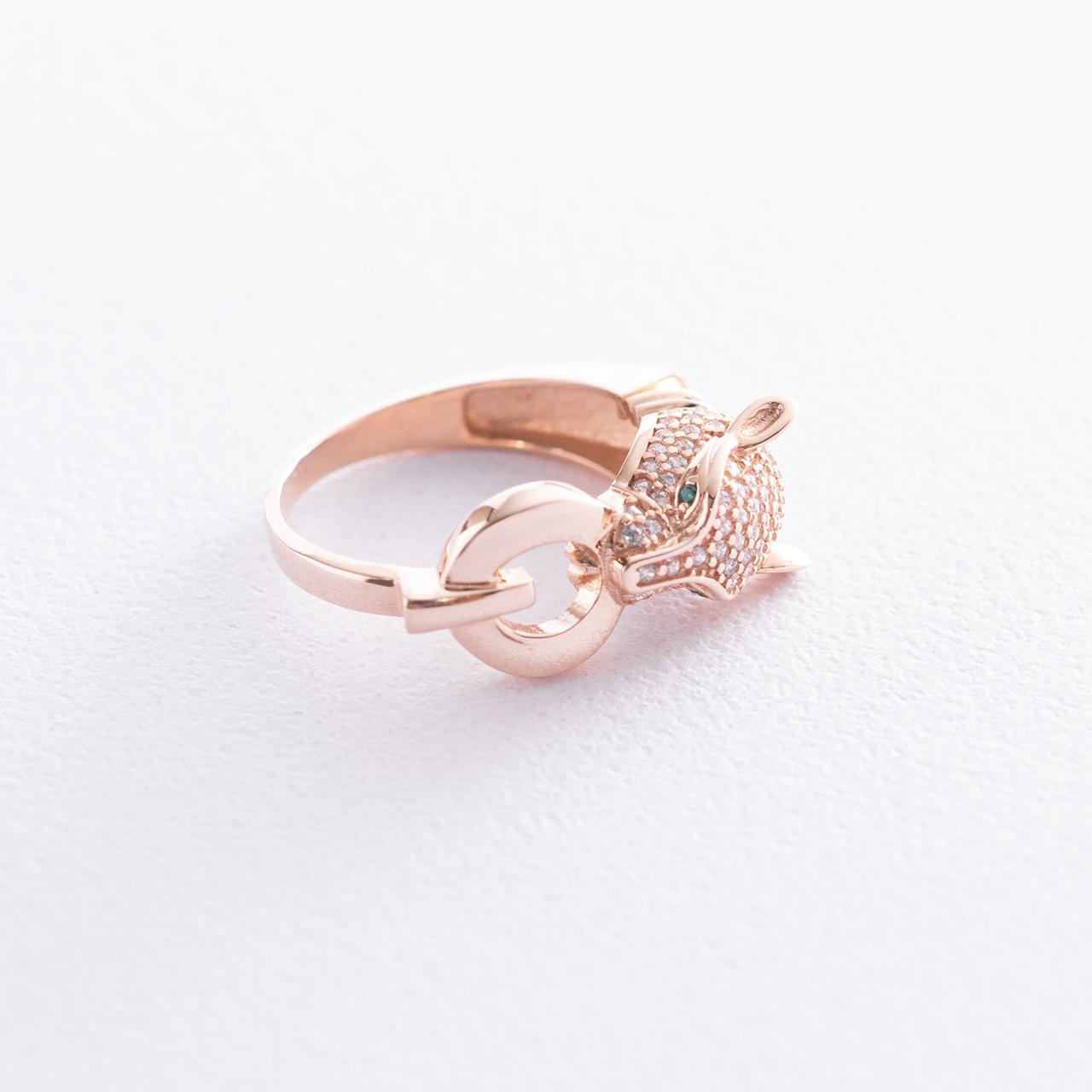 Кільце "Пантера" в червоному золоті (фіаніти)
к05276 Zipexpert ZIPEXPERT, фото 1