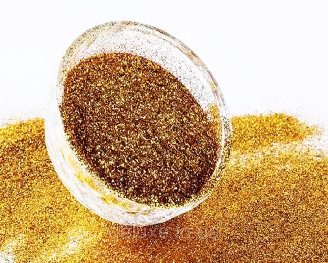 Гліттер класичний Hexagon Metallic Преміум, золото крапка ( яскравий), колір СА 1260, розмір 1/128( 0.2 мм), 1кг