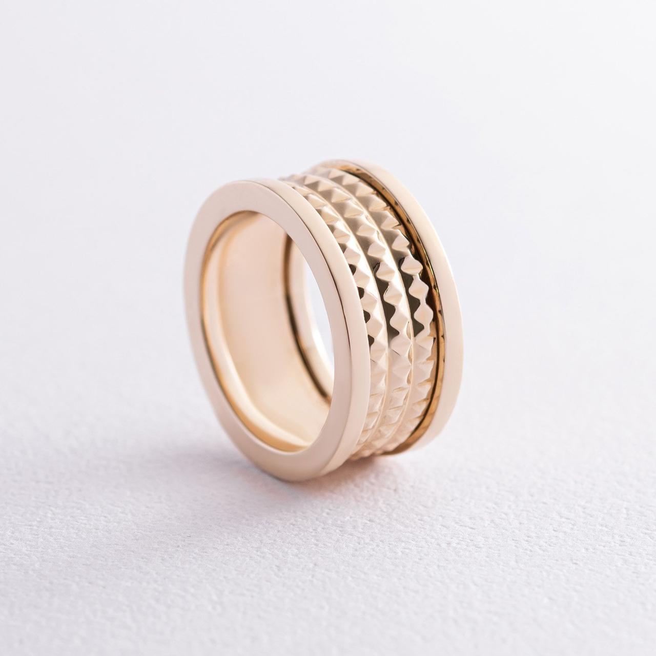 Кільце "Gina" в жовтому золоті к07391 Zipexpert ZIPEXPERT, фото 1