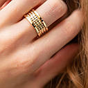 Кільце "Gina" в жовтому золоті к07391 Zipexpert ZIPEXPERT, фото 6
