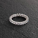 Кільце з доріжком каменів у білому золоті
к07202 Zipexpert ZIPEXPERT, фото 8
