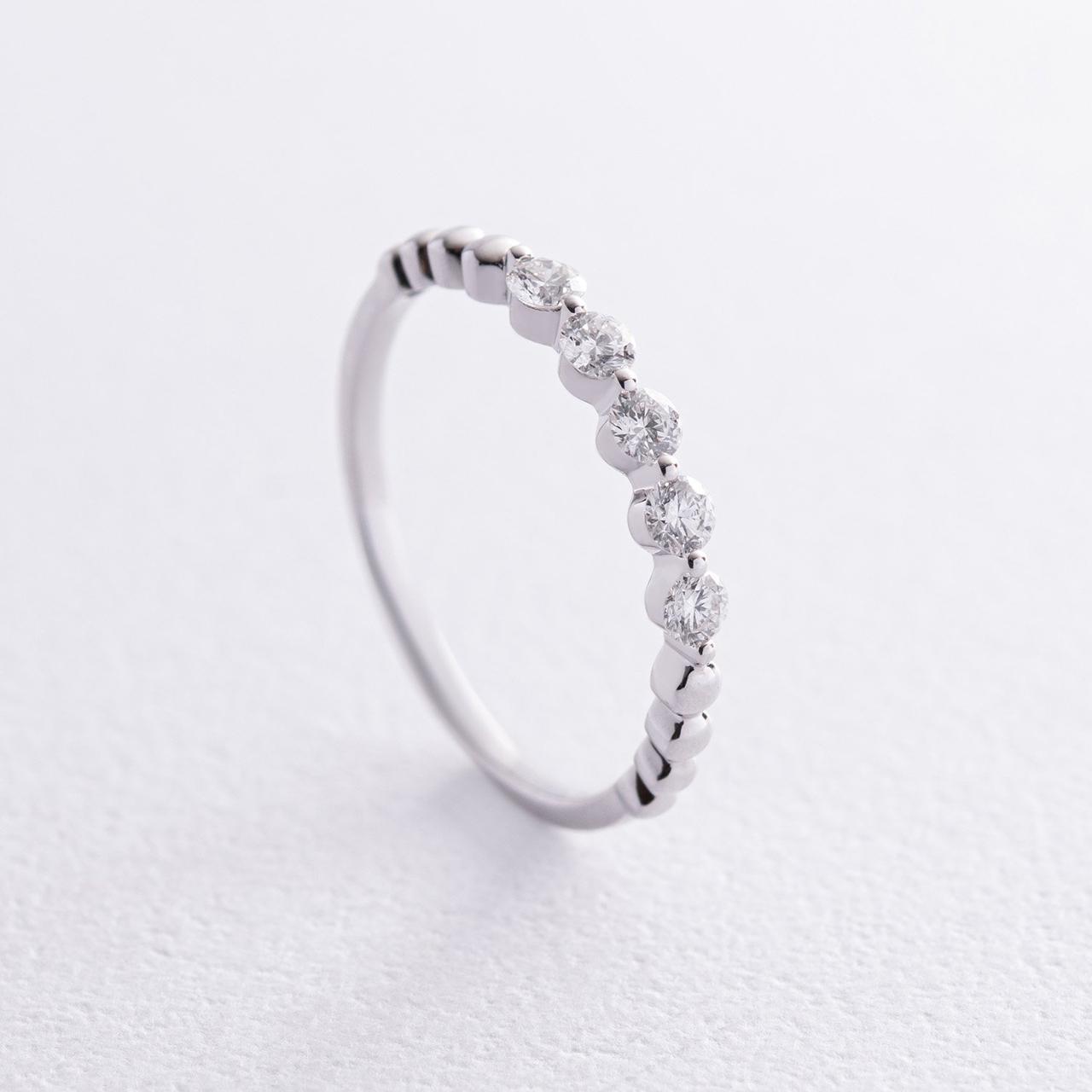 Кільце в білому золоті з діамантами кб0493cha Zipexpert ZIPEXPERT, фото 1