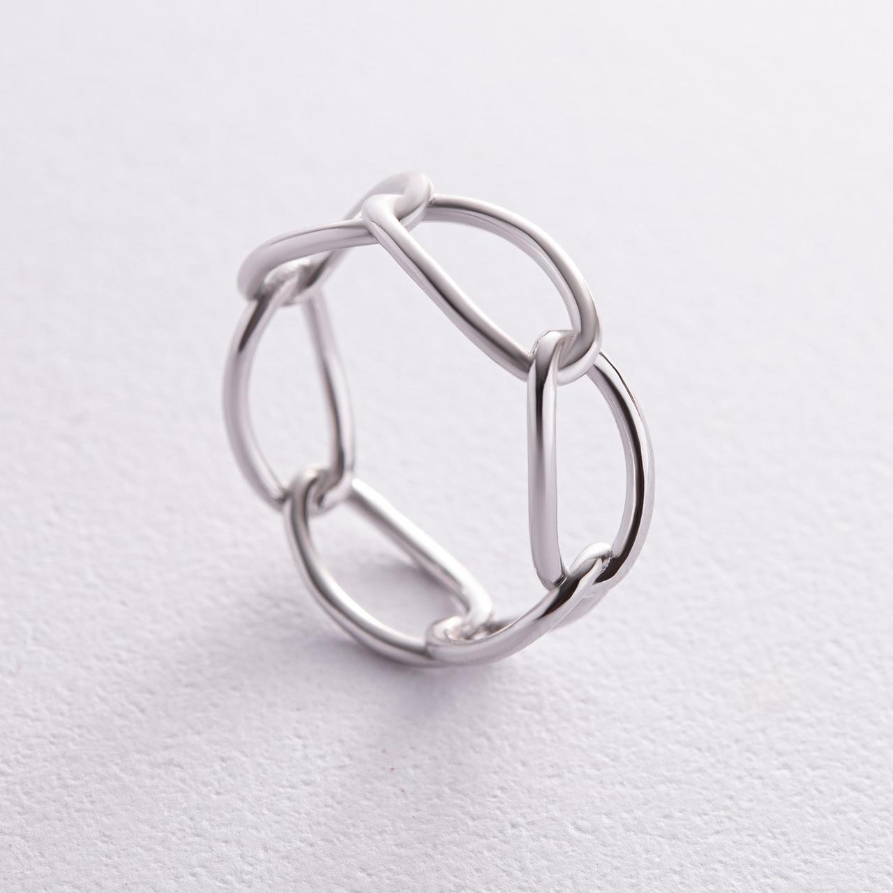 Кільце "Ціпочка" в білому золоті к07451 Zipexpert ZIPEXPERT, фото 1