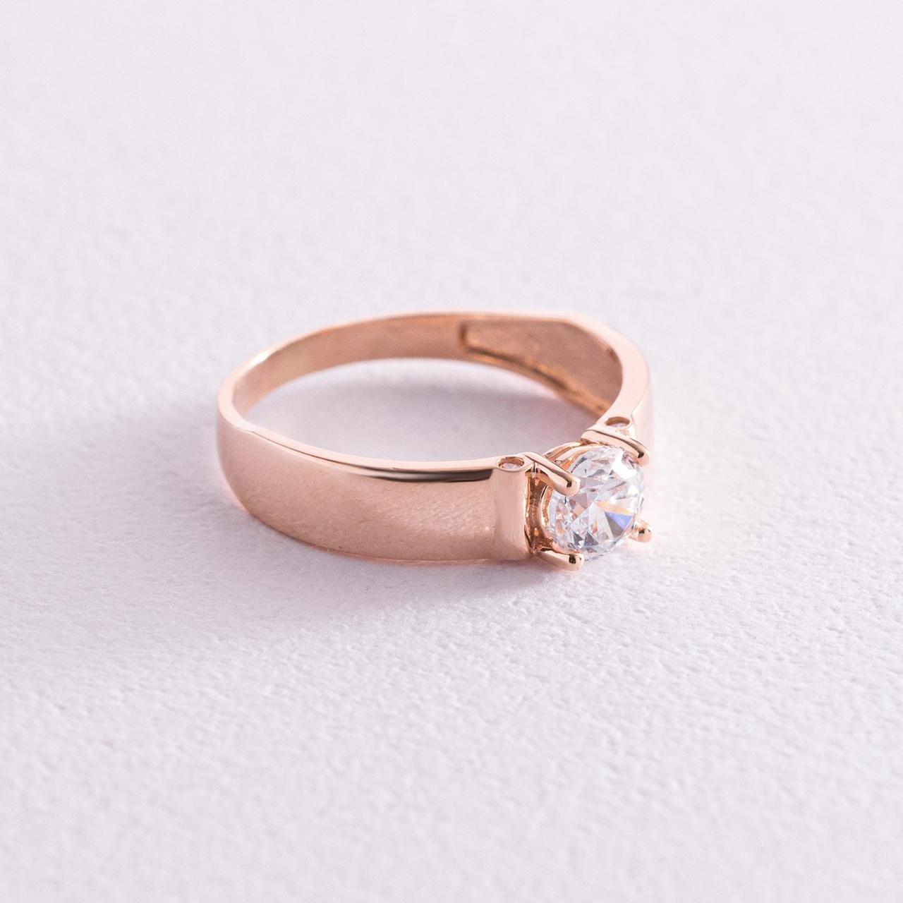 Золоте кільце з фіанітами к06386 Zipexpert ZIPEXPERT, фото 1