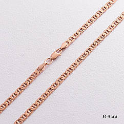 Золотий ланцюжок плетіння Барлі (4 мм) ц00055-4 Zipexpert