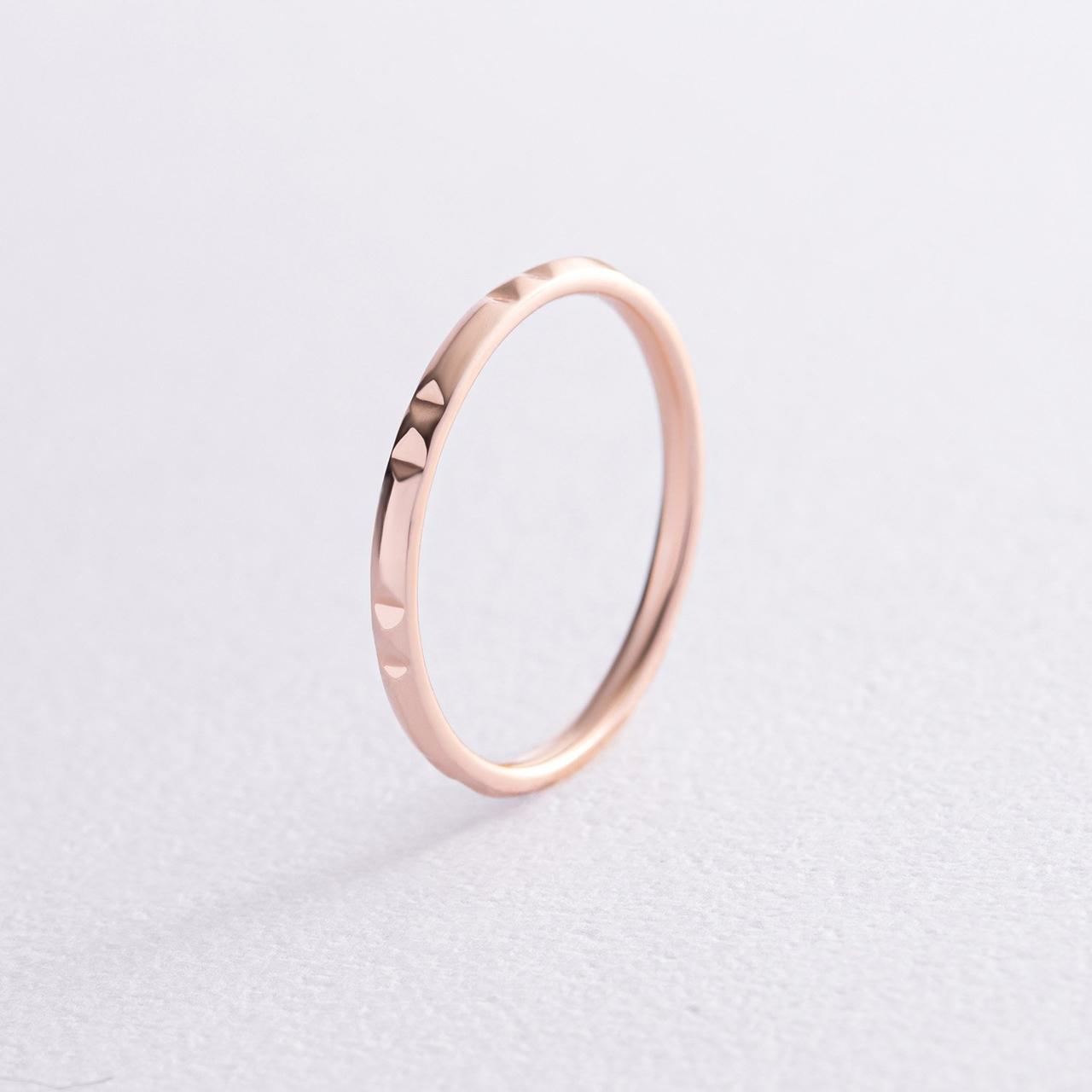 Кільце "Меган" у червоному золоті к07435 Zipexpert ZIPEXPERT, фото 1