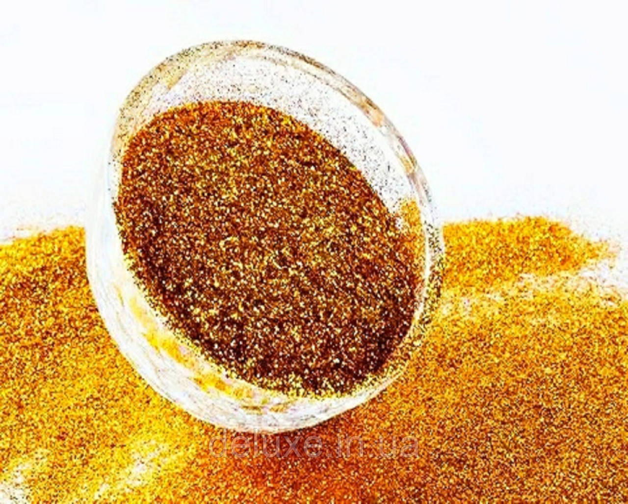 Глітер класичний Hexagon Metallic Преміум, золото крапка ( європейський), колір СА 1250, розмір 1/64 (0.4 мм), 1кг, фото 1