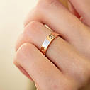Кільце "Love" в червоному золоті (фіаніти) к07164 Zipexpert ZIPEXPERT, фото 4