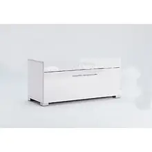 Тумба приліжкова Аманда 1Дв з ЛДСП для спальні Білий Глянець Миро-Марк