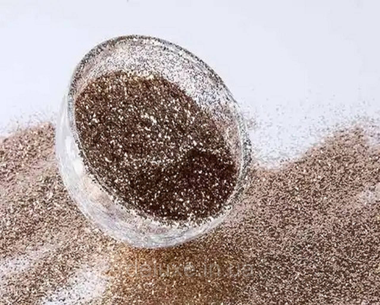 Гліттер Hexagon Metallic Преміум, золото крапка ( капучіновий), колір СА 1210, розмір 1/64 (0.4 мм), 1кг