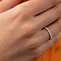 Кільце "Бриттані" в білому золоті к07414 Zipexpert ZIPEXPERT, фото 8