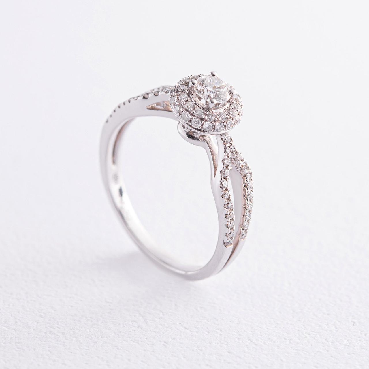 Кільце в білому золоті з діамантами к322d Zipexpert ZIPEXPERT, фото 1