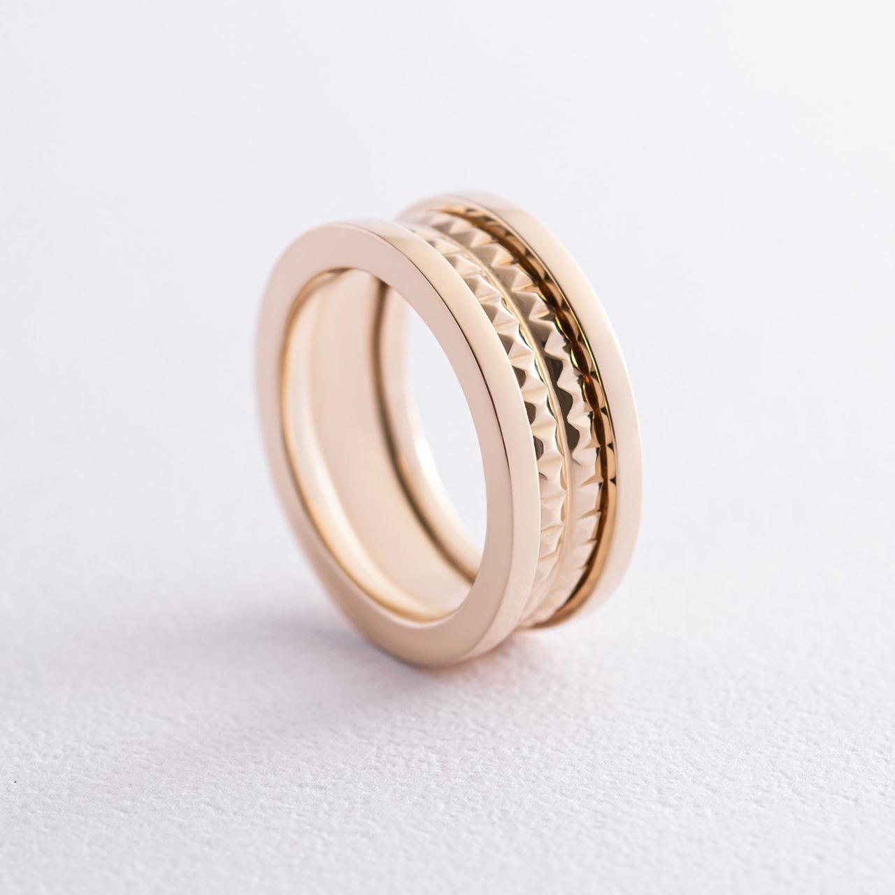 Кільце "Gina" в жовтому золоті к07392 Zipexpert ZIPEXPERT, фото 1