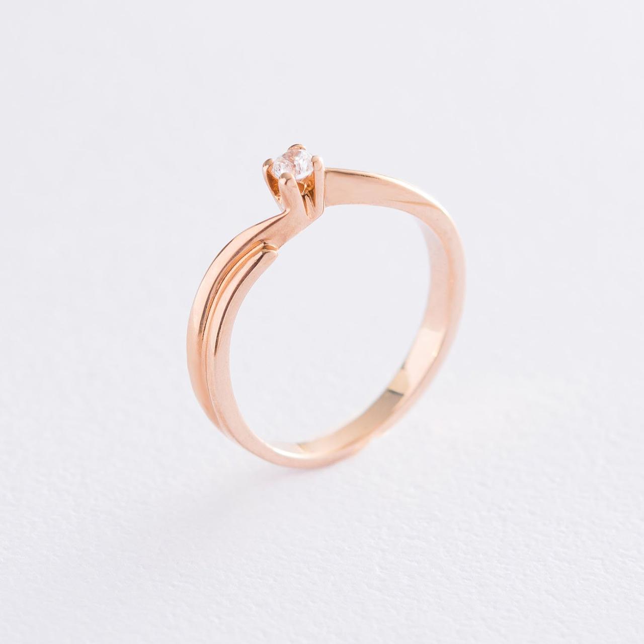 Помоловічне кільце в червоному золоті (фіаніт)
к06094 Zipexpert ZIPEXPERT, фото 1