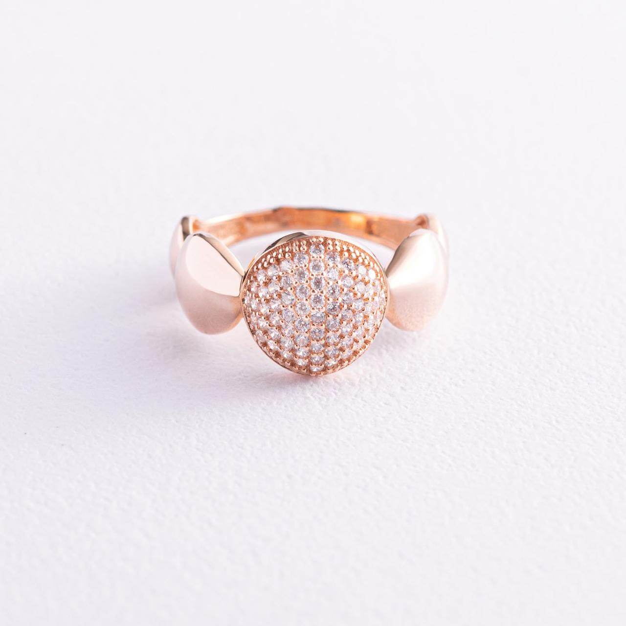 Золоте кільце з фіанітами к04959 Zipexpert ZIPEXPERT, фото 1