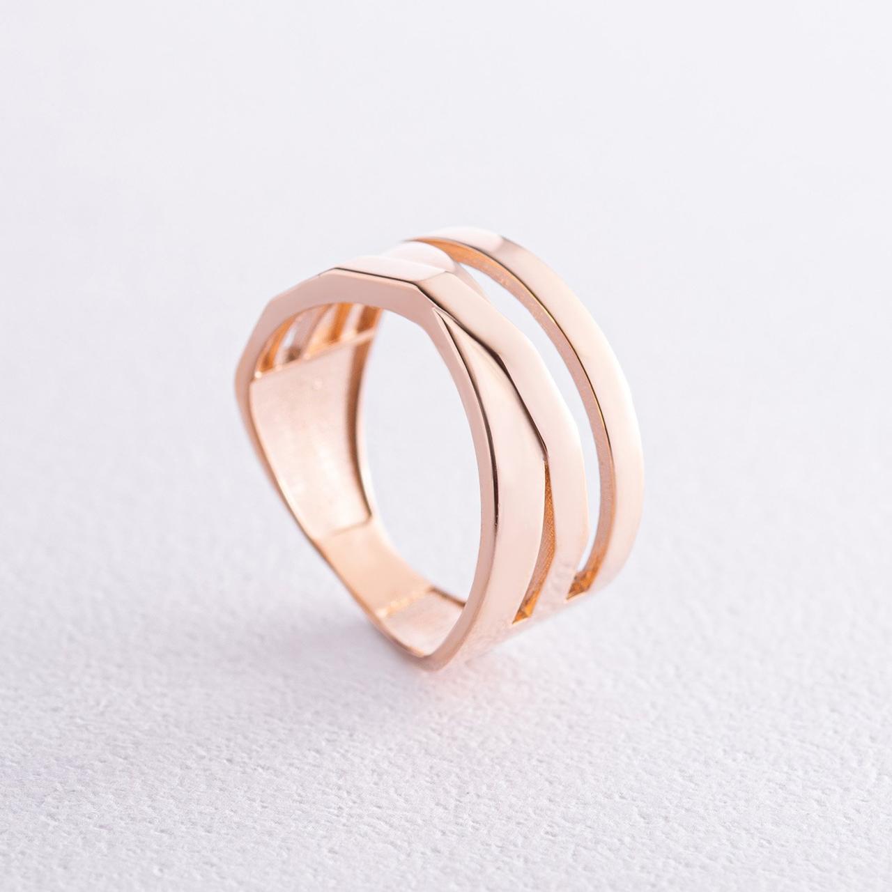 Кільце в червоному золоті к06851 Zipexpert ZIPEXPERT, фото 1