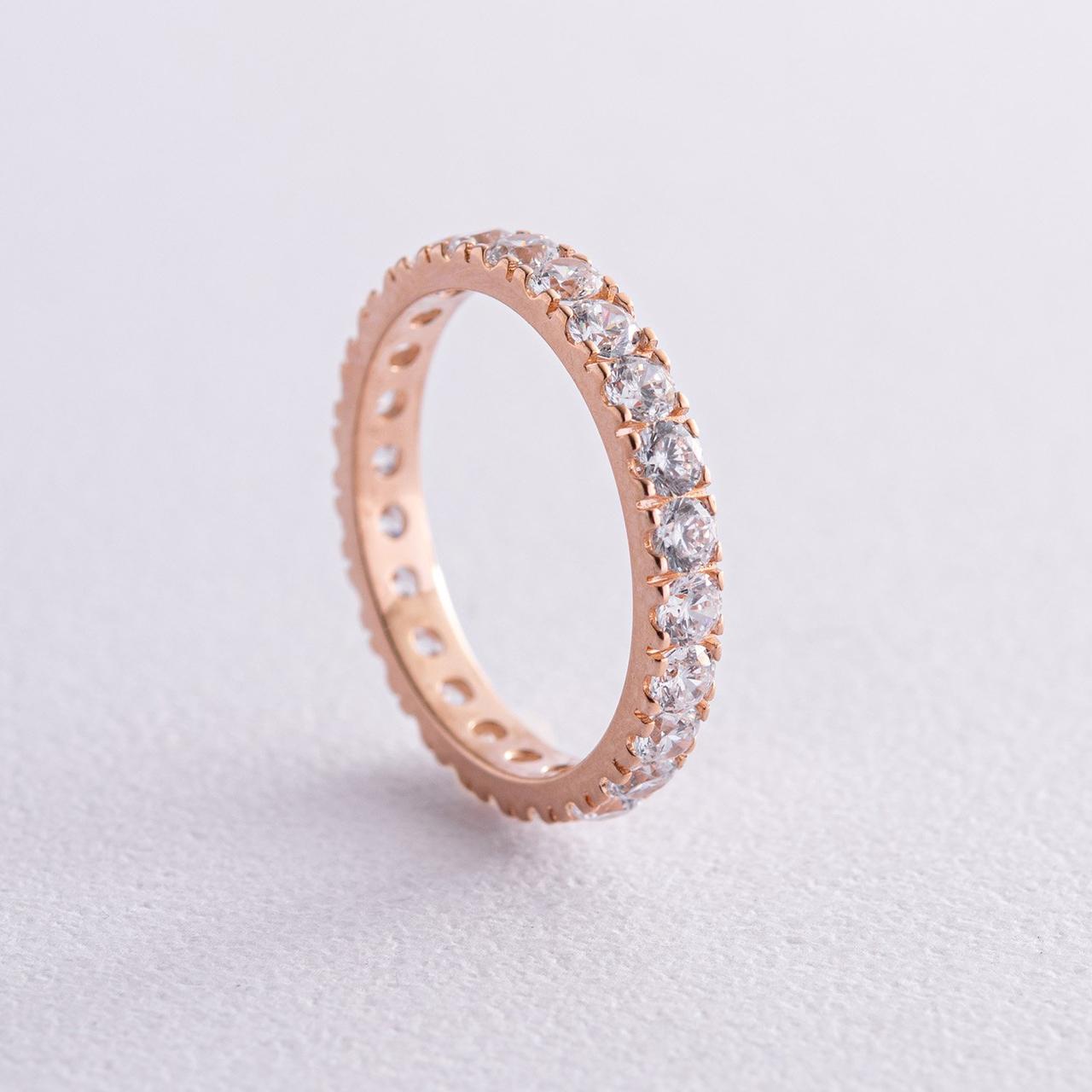 Кільце з доріжком каменів у червоному золоті
(фіаніти) к07388 Zipexpert ZIPEXPERT, фото 1