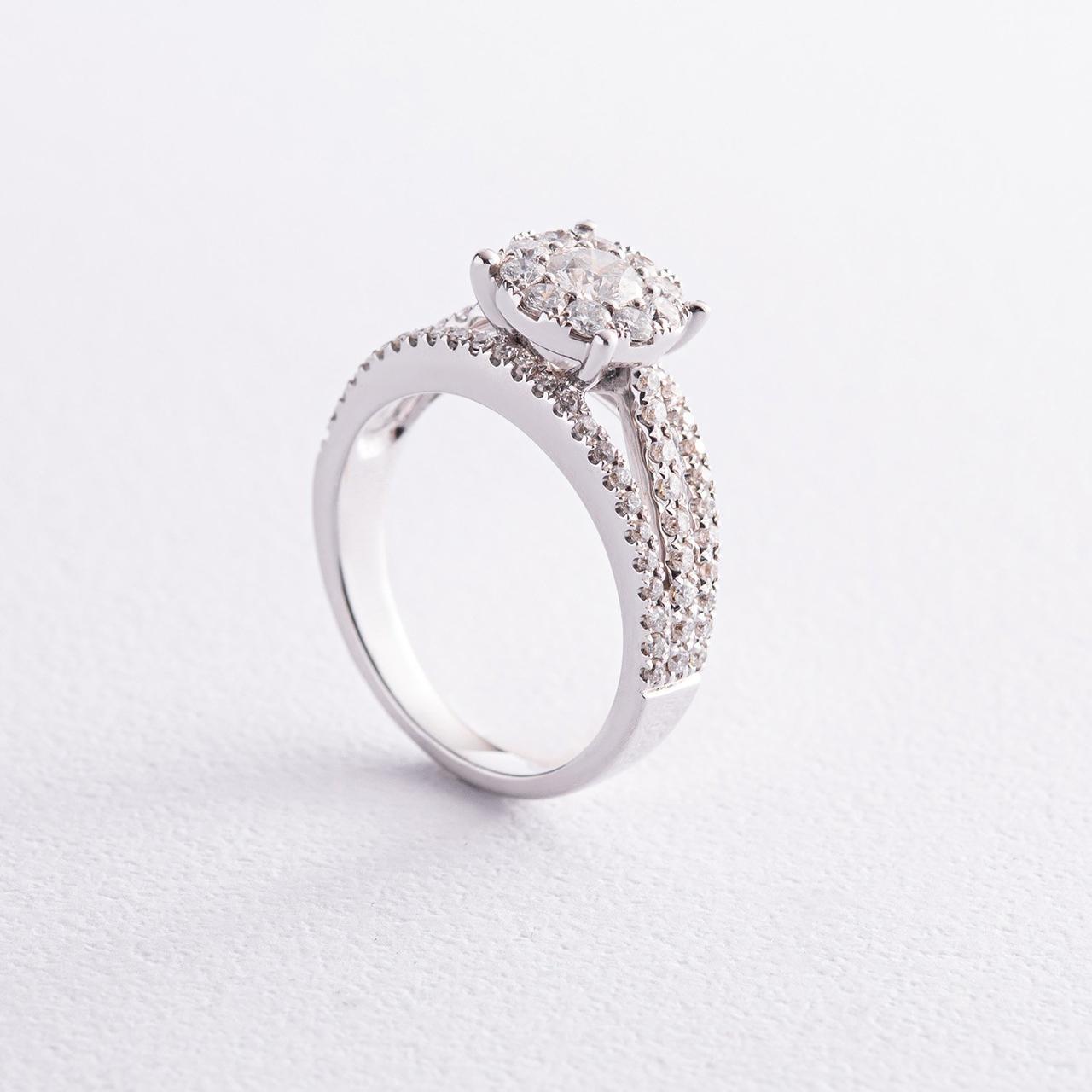 Кільце в білому золоті з діамантами к554 Zipexpert ZIPEXPERT, фото 1