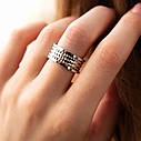 Кільце "Gina" в білому золоті к07412 Zipexpert ZIPEXPERT, фото 5