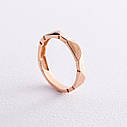 Кільце "Грані" в червоному золоті к07085 Zipexpert ZIPEXPERT, фото 3