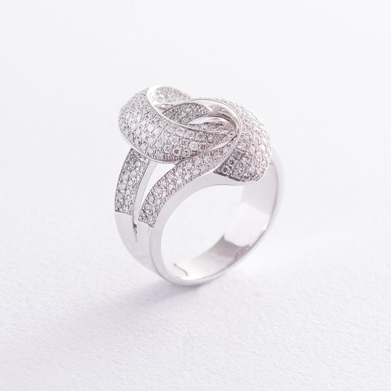 Кільце в білому золоті з діамантами к952b Zipexpert ZIPEXPERT, фото 1