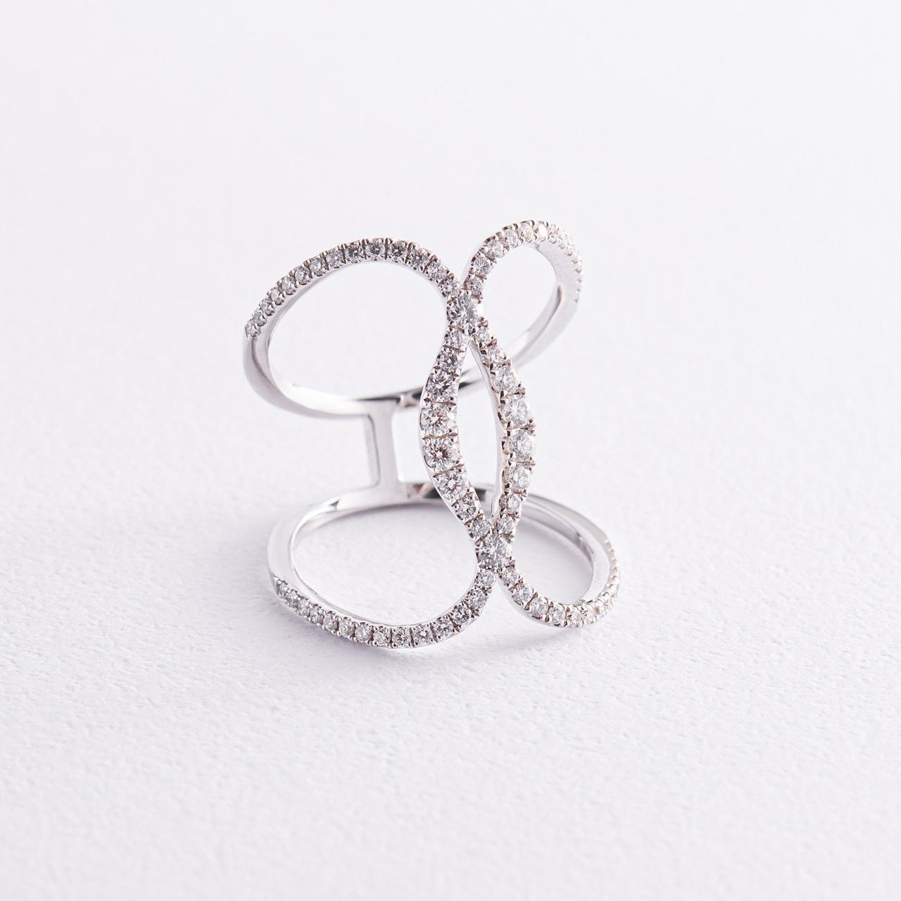 Кільце в білому золоті з діамантами 197550ch Zipexpert ZIPEXPERT, фото 1