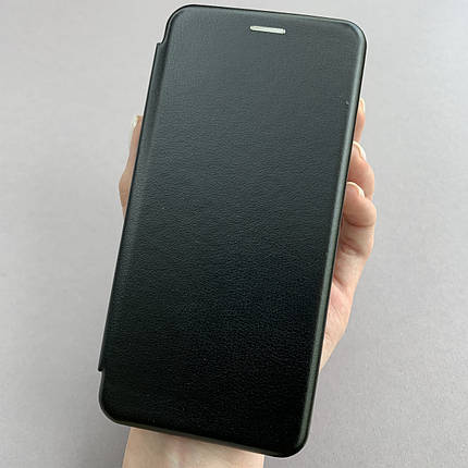 Чохол-книга для Xiaomi Redmi 9C книжка з магнітом на телефон сяомі редмі 9с чорна STN, фото 1