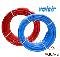 Труба металопластикова Valsir Mixal Color 16х2 у ізоляції (бухта 100 м.) Blue