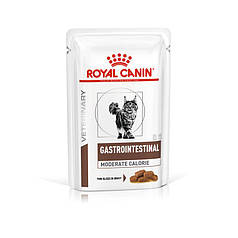 Royal Canin Gastrointestinal Moderate Calorie Корм для котів при порушеннях травлення (шматочки в підливі) 85г
