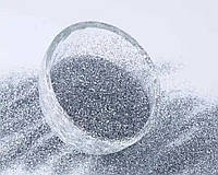 Глітер класичний Hexagon Metallic Преміум, срібло крапка ( яскравий), колір СА 1101, розмір1/256 ( 0.1мм), 1кг