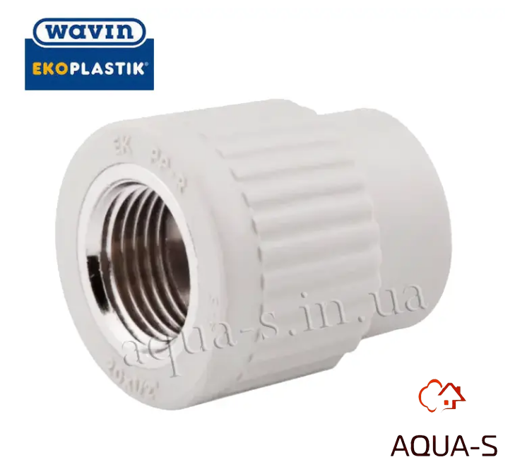 Муфта МРВ з різзю Wavin Ekoplastik DN 63x2" внутрішня (Чехія) SZI06363XX