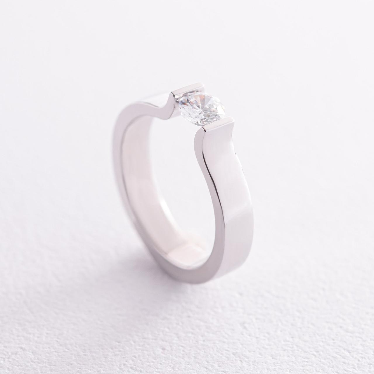 Помоловічне кільце з фіанітом (біле золото)
к07173 Zipexpert ZIPEXPERT, фото 1