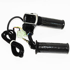 Ручка газу 36 вольтів з індикатором заряду та замком запалювання