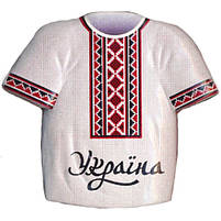 Магніт - футболка "Вишиванка. Україна", кераміка, фото 2