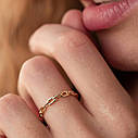 Кільце "Ціпочка" в жовтому золоті к07110 Zipexpert ZIPEXPERT, фото 4